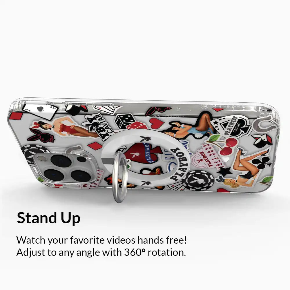 Playboy White Bunny MagSafe Grip Ring