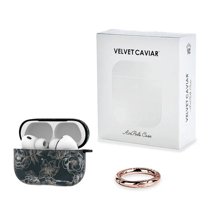 Floral Chrome Airpods Case