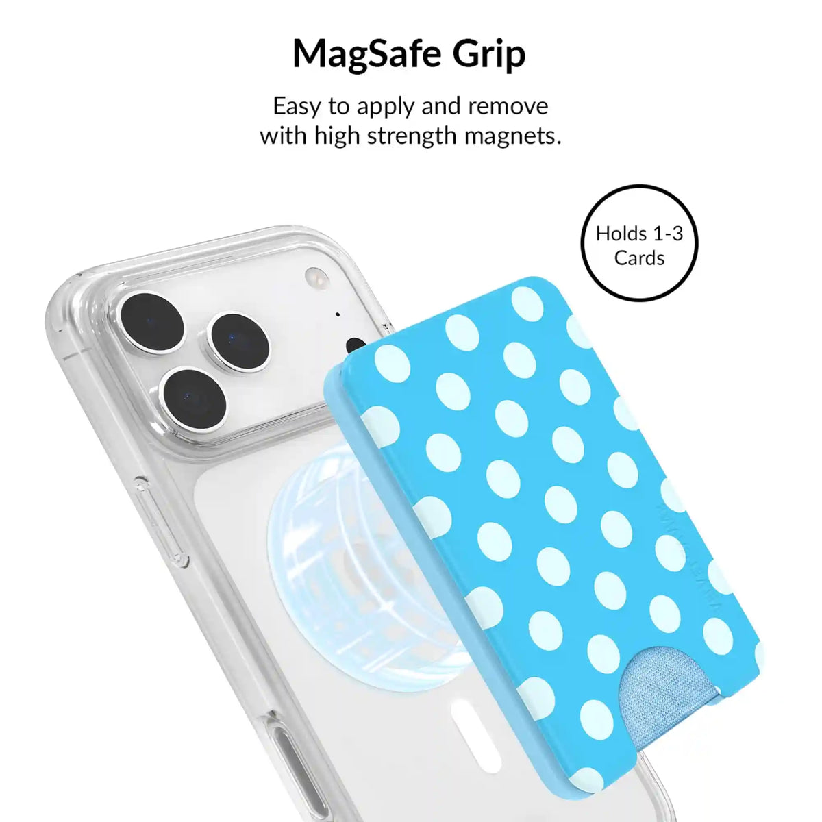 Aquamarine Polka Dot iPhone Bundle Set