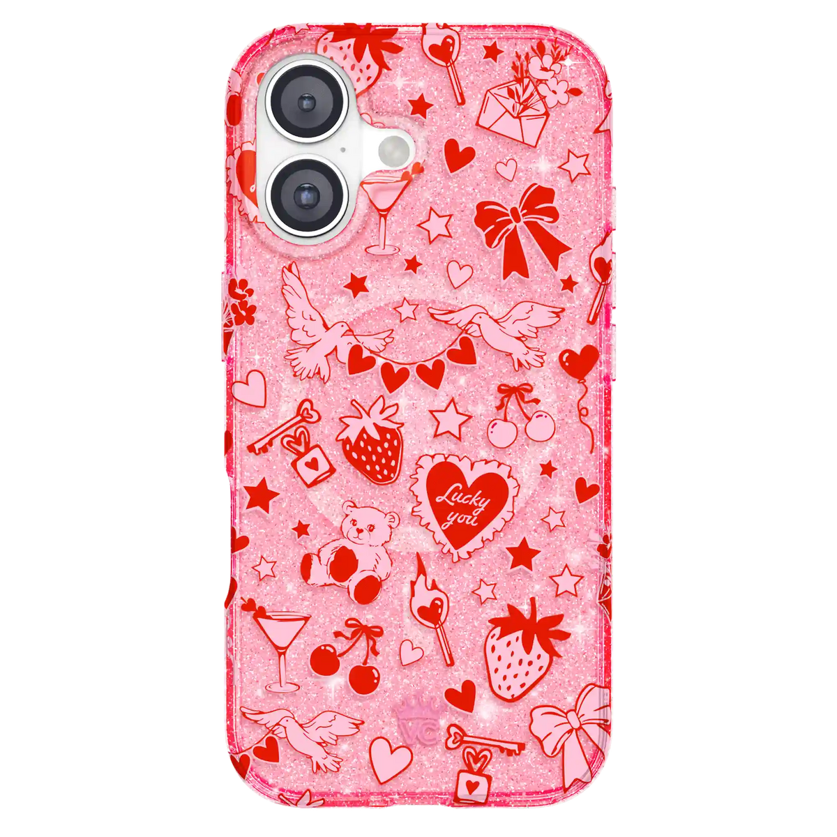 Be Mine Glitter iPhone Case
