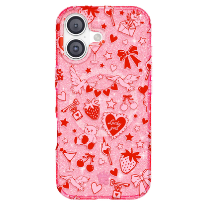 Be Mine Glitter iPhone Case