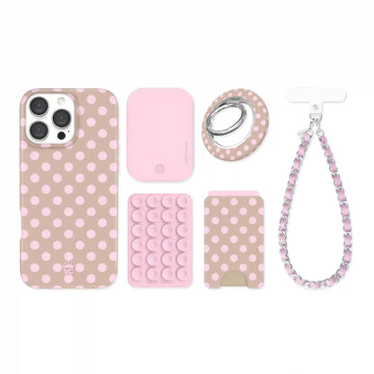 Brown Sugar Polka Dot iPhone Bundle Set