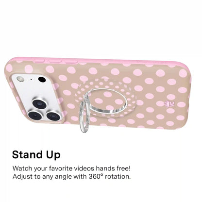 Brown Sugar Polka Dot MagSafe Grip Ring