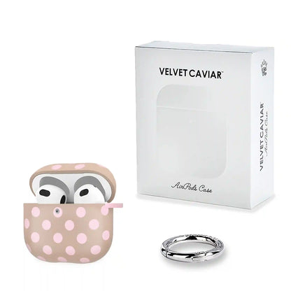 Brown Sugar Polka Dot AirPod Case