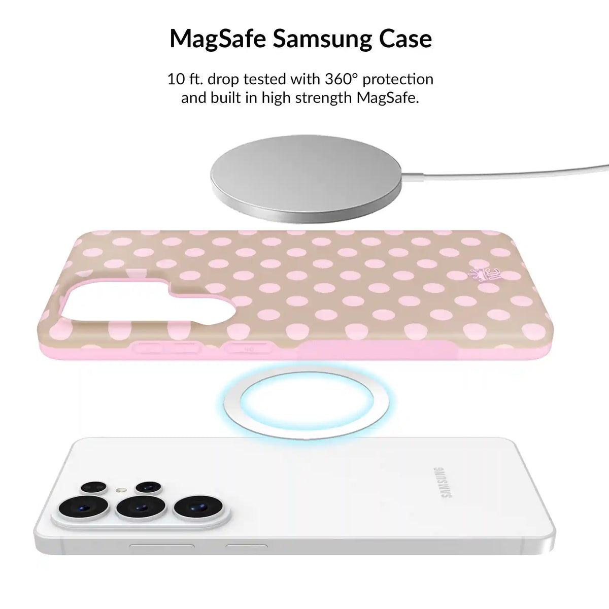 Brown Sugar Polka Dot Samsung Bundle Set