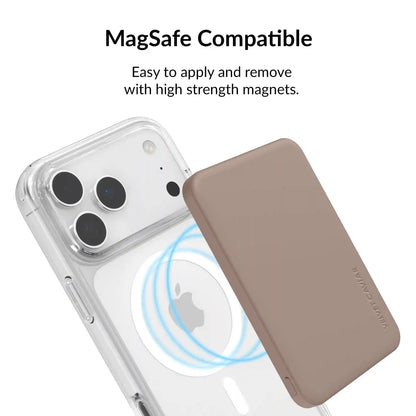 Cashmere Taupe Slim Portable MagSafe Charger Power Pack