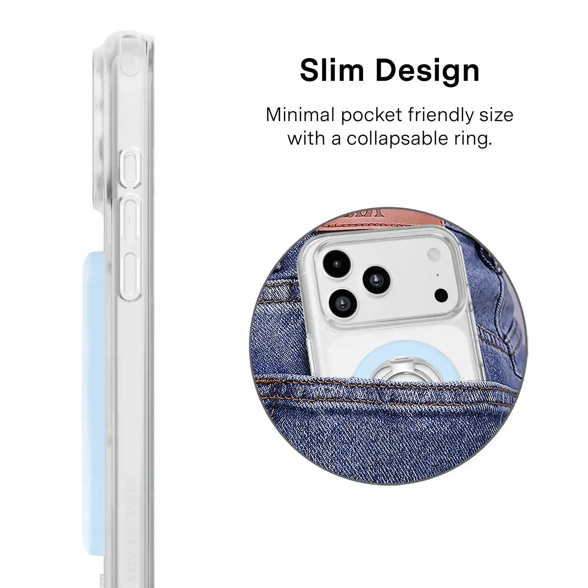 Cotton Candy Blue MagSafe Grip Ring