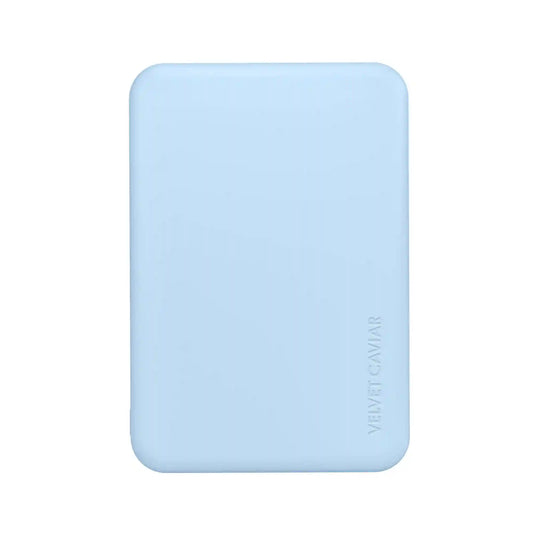 Cotton Candy Blue Slim Portable MagSafe Charger Power Pack