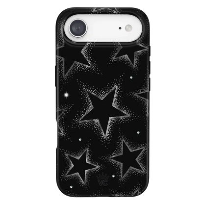 Crystal Chrome Stars iPhone Case