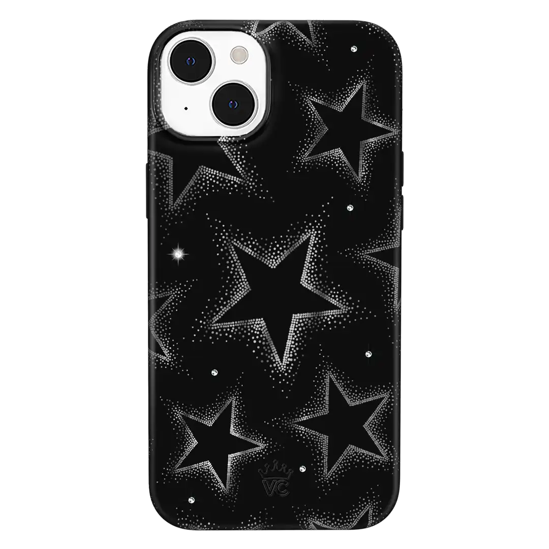 Crystal Chrome Stars iPhone Case