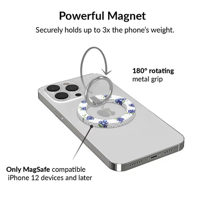 Blueberry Baby MagSafe Grip Ring