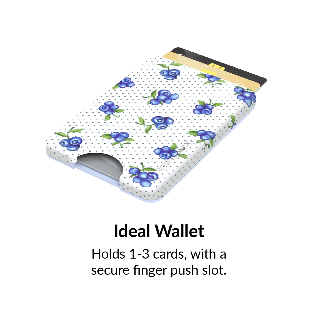 Blueberry Baby MagSafe Wallet