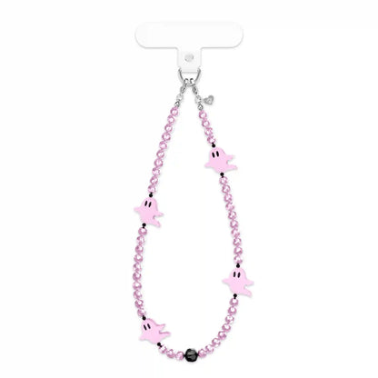 Ghosted Pink Phone Charm