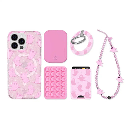 Ghosted Pink iPhone Bundle Set