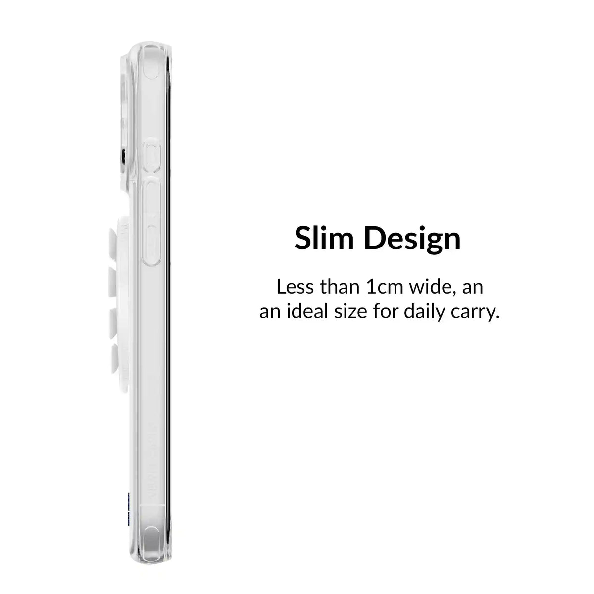 White Heart MagSafe MightyGrip