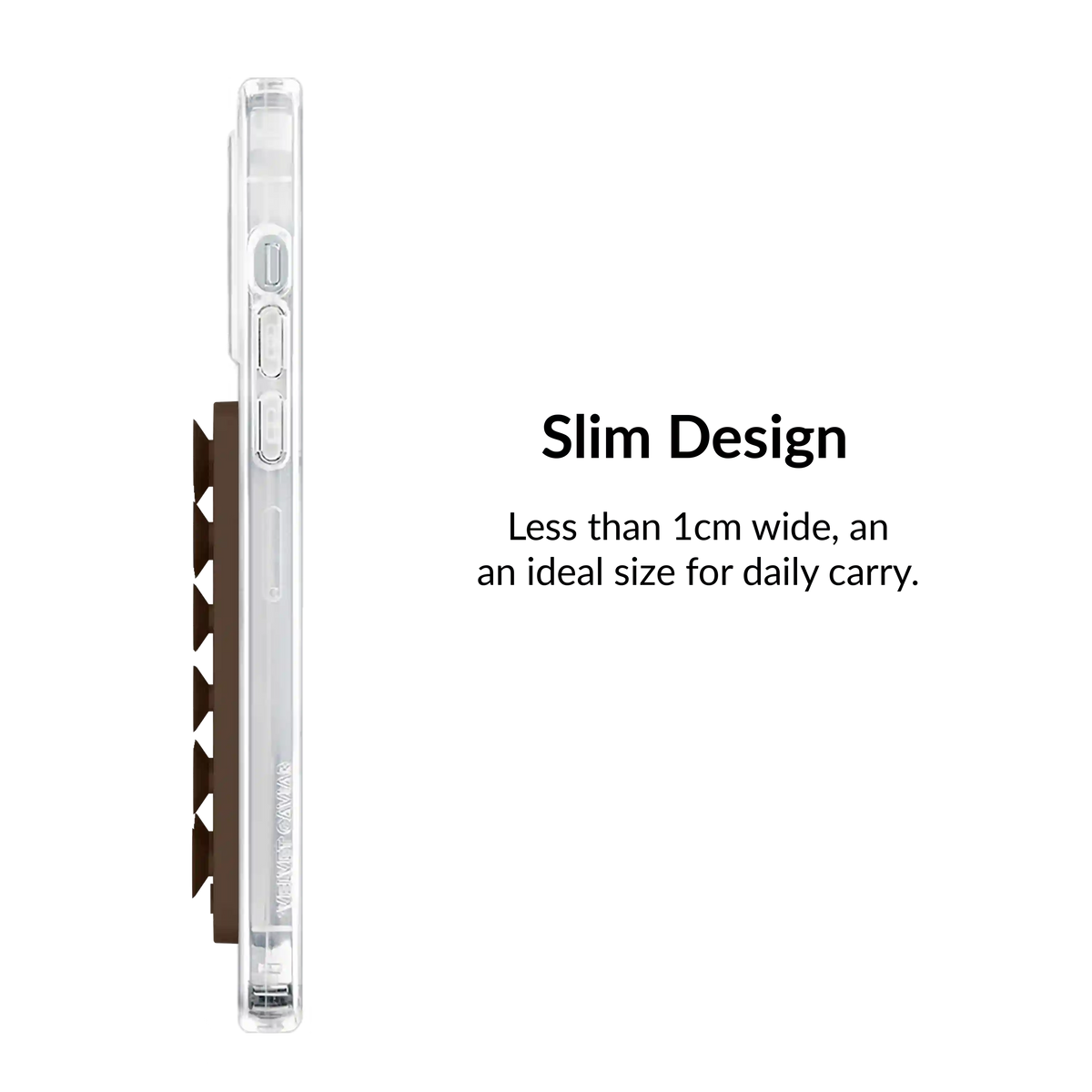 Espresso Brown MightyGrip MagSafe Mount