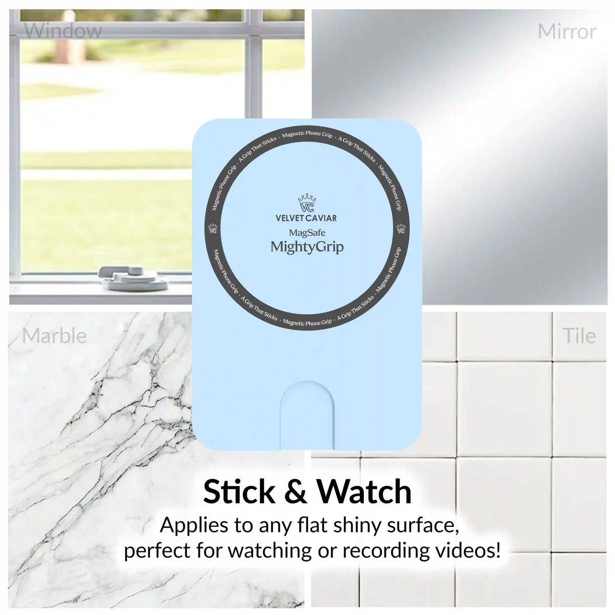 Cotton Candy Blue MightyGrip MagSafe Mount
