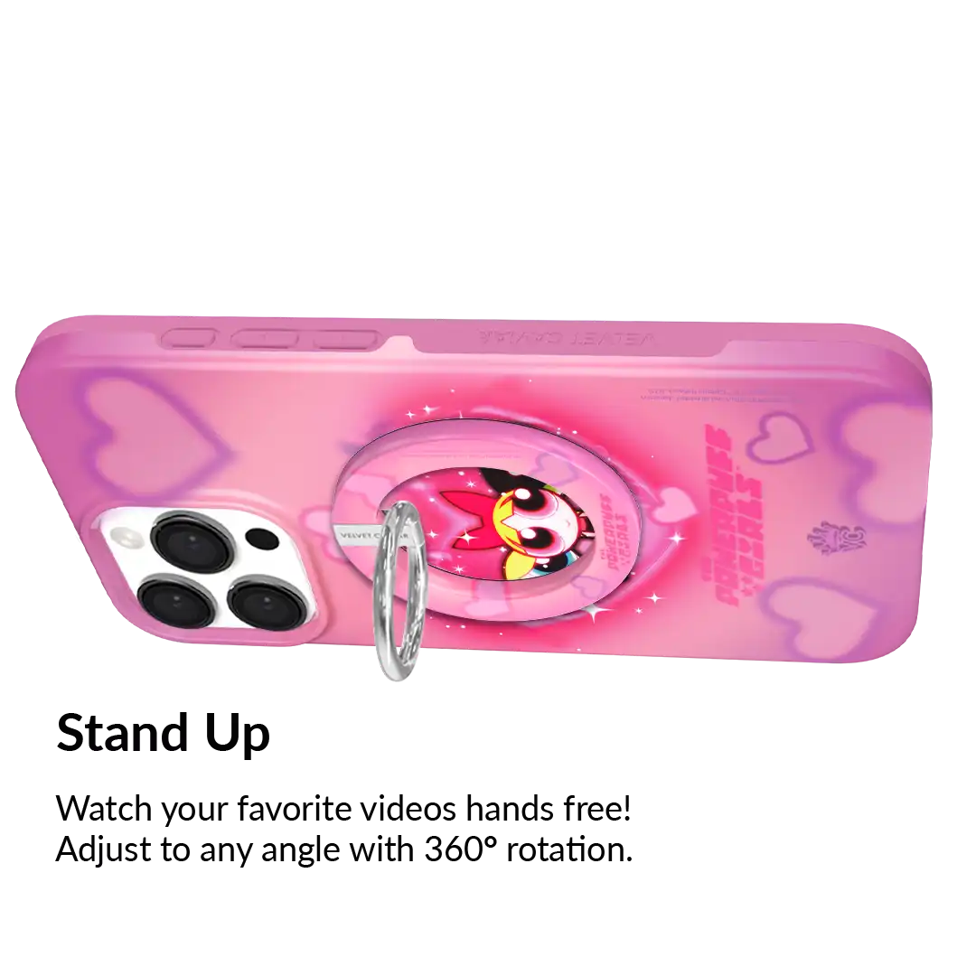 The Powerpuff Girls Airbrush Hearts MagSafe Grip Ring