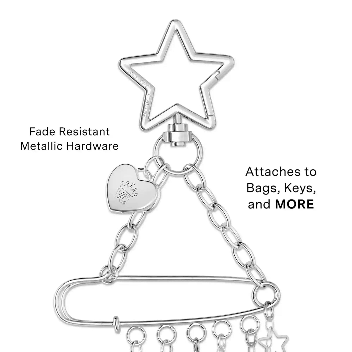 Pretty Punk Bag Charm