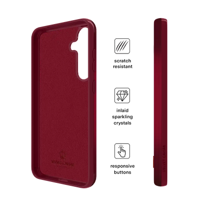 Black Cherry Crystal Samsung Case