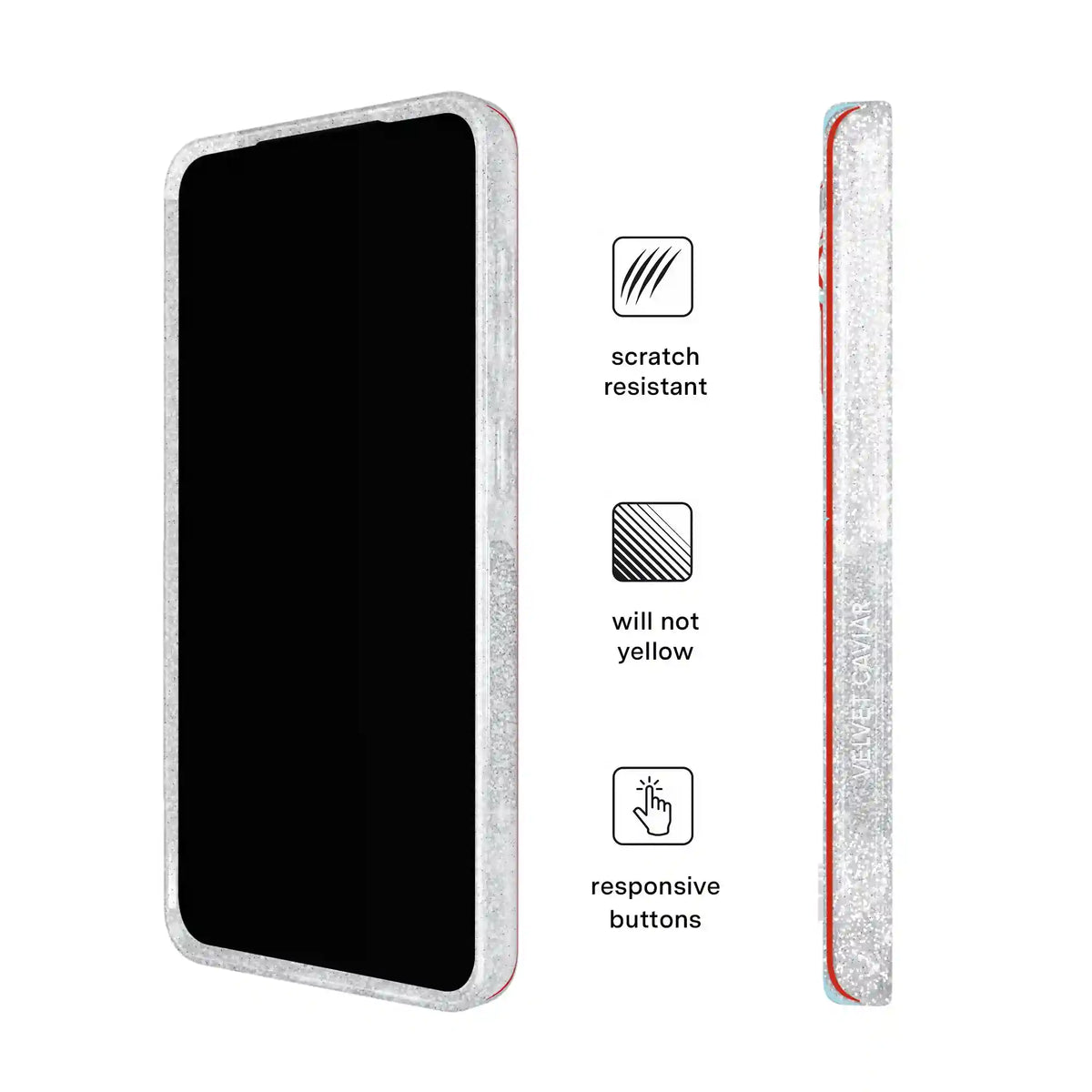 Stars & Stripes Glitter Samsung Case