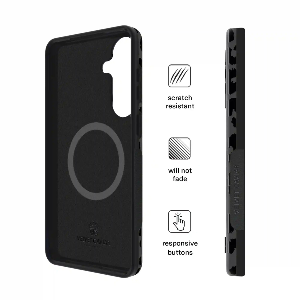 Black Leopard Samsung Case