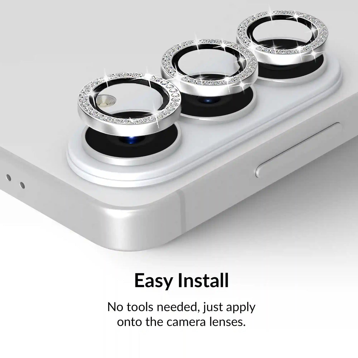 Crystal Glam Camera Lens Protector for Samsung