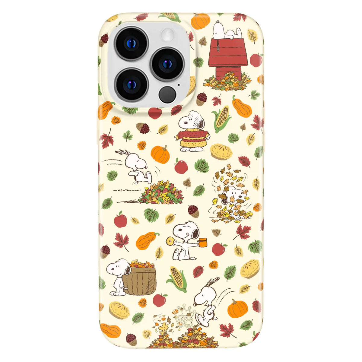 Snoopy Autumn Leaves iPhone Case
