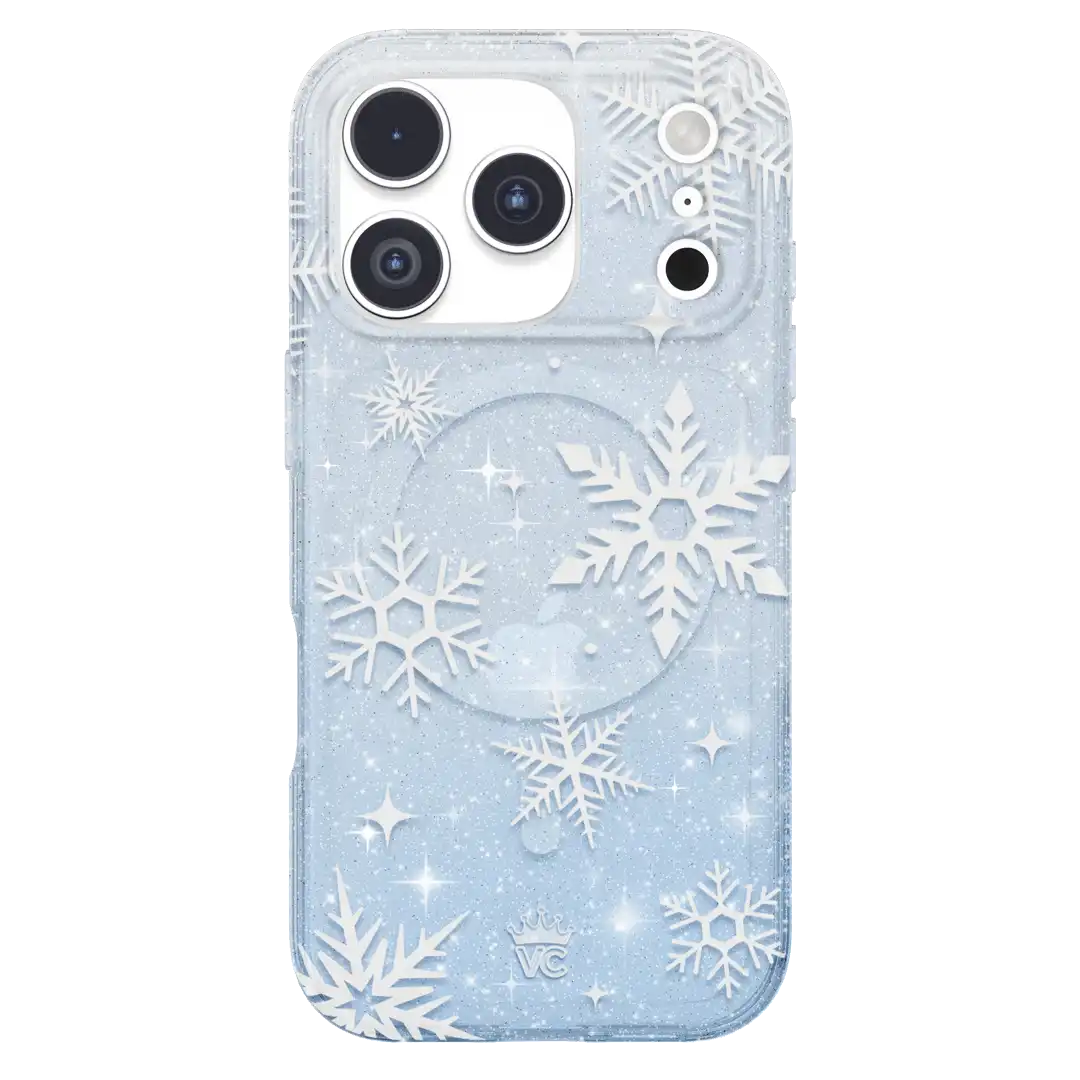 Snow Angel Glitter iPhone Case