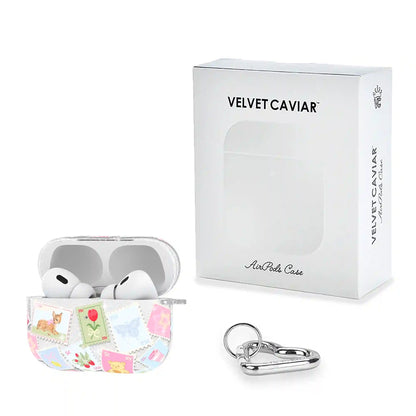 Spring Whimsy Stamps Glitter AirPod Case