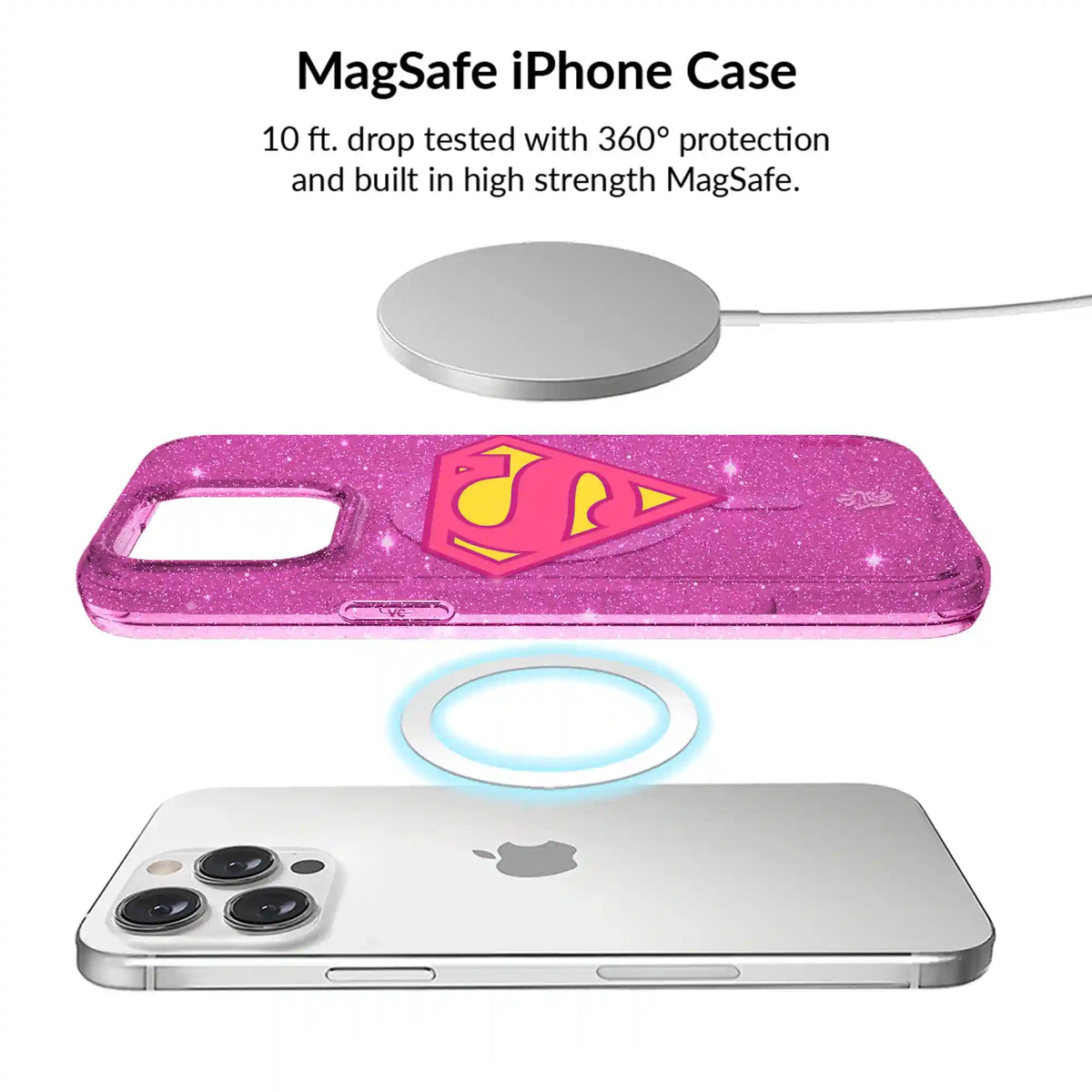 Supergirl Stardust Glitter iPhone Bundle Set