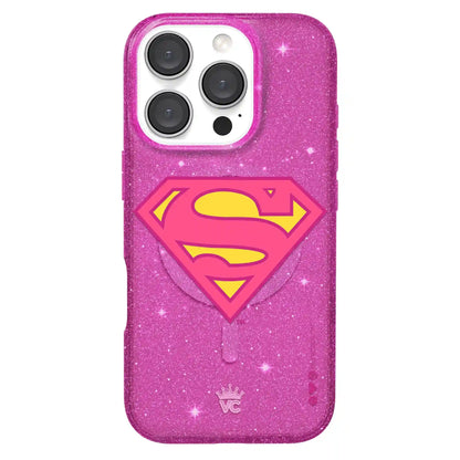 Supergirl Stardust Glitter iPhone Case