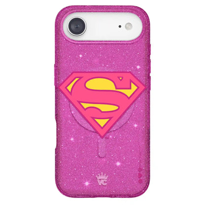 Supergirl Stardust Glitter iPhone Case