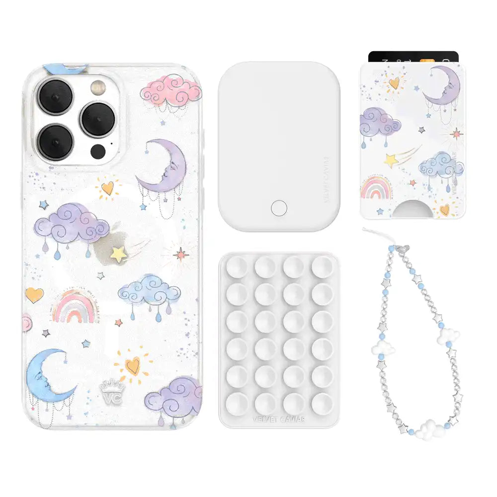 Sweet Dreams Frosted iPhone Bundle Set - Wallet