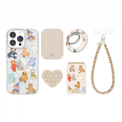 Teddy Scare Glitter iPhone Bundle Set
