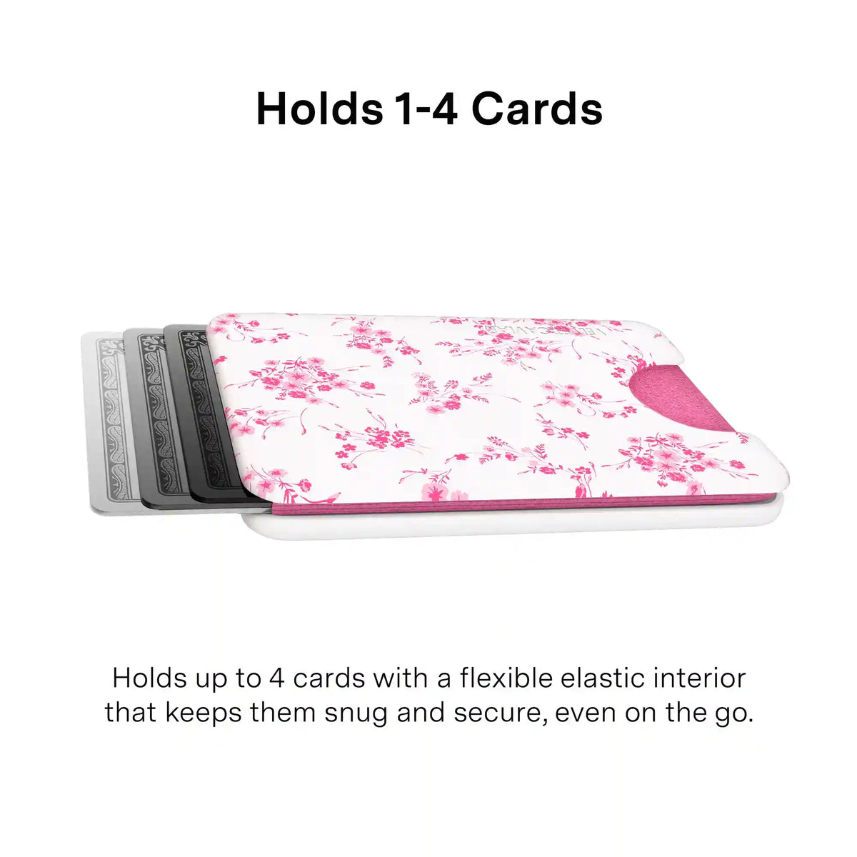 French Rose Floral MagSafe Wallet
