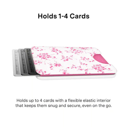 French Rose Floral MagSafe Wallet