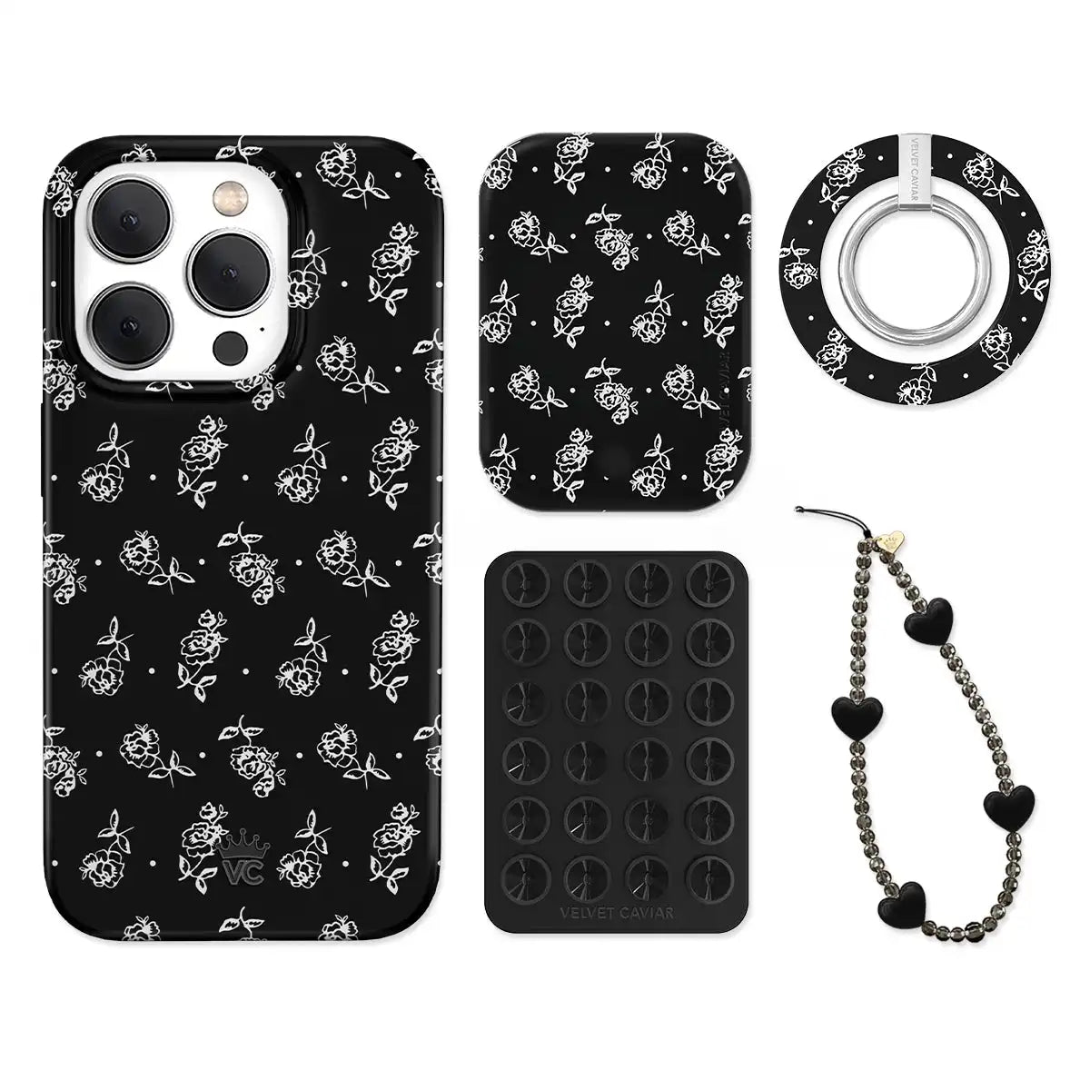 Vintage Roses iPhone Bundle Set - Grip