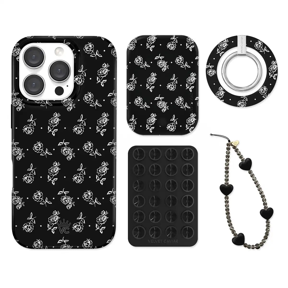 Vintage Roses iPhone Bundle Set - Grip