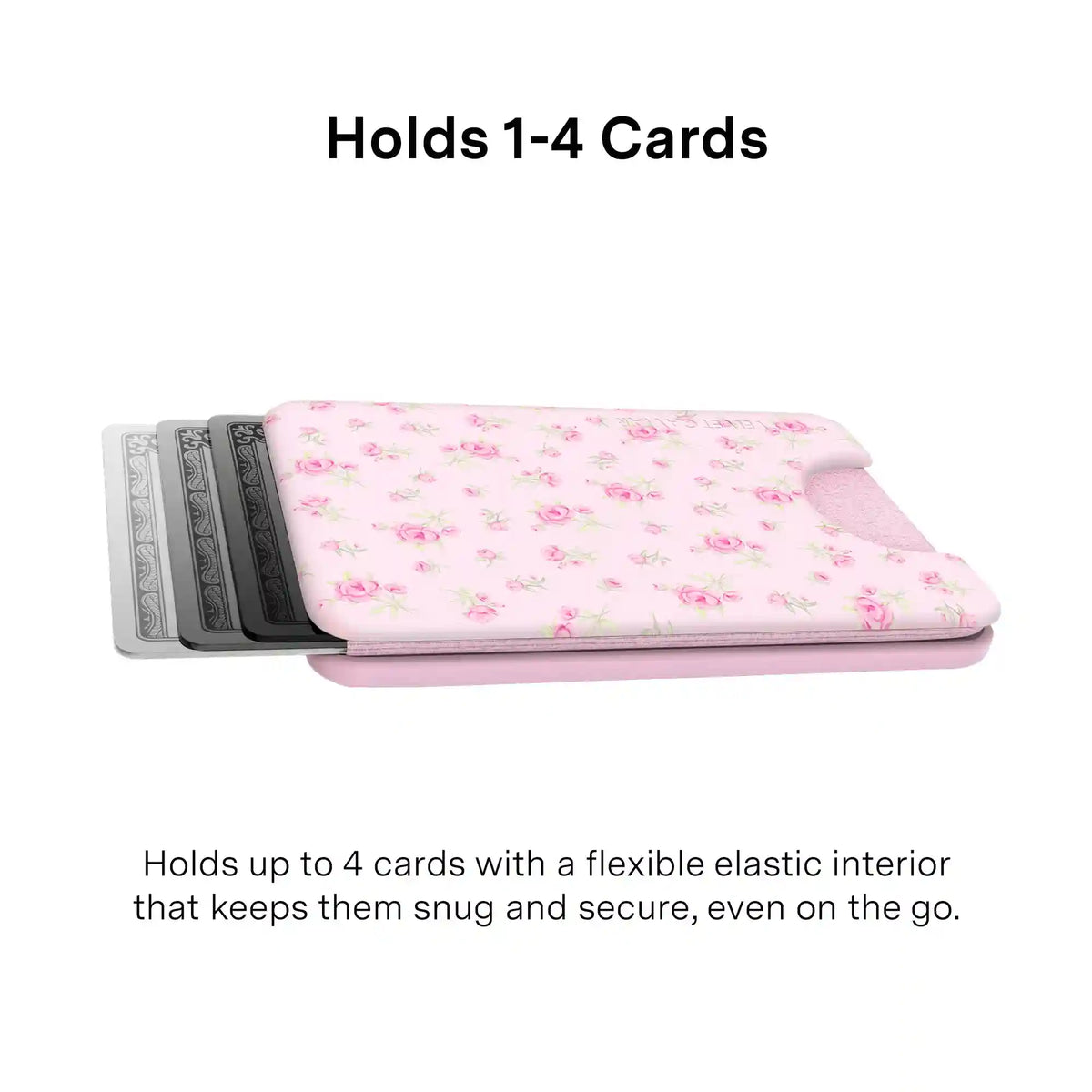 Dainty Pink Floral MagSafe Wallet