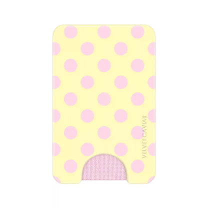 Buttercream Polka Dot MagSafe Wallet