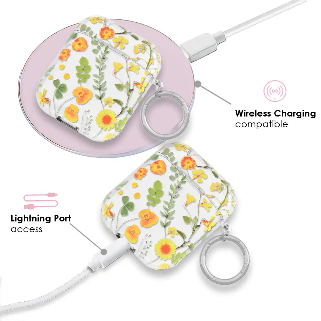 Whimsical Floral AirPod Case