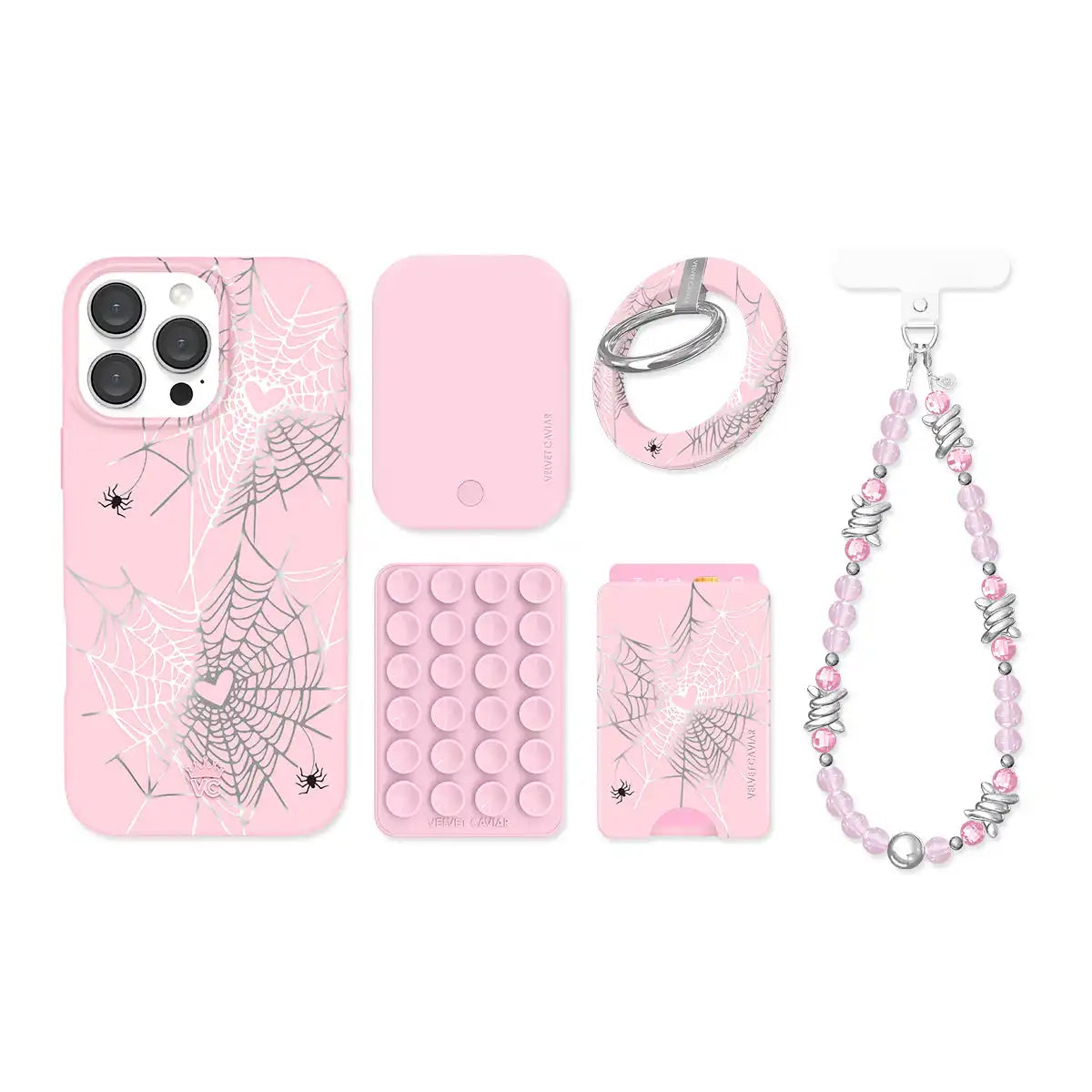 Widow’s Web Chrome iPhone Bundle Set