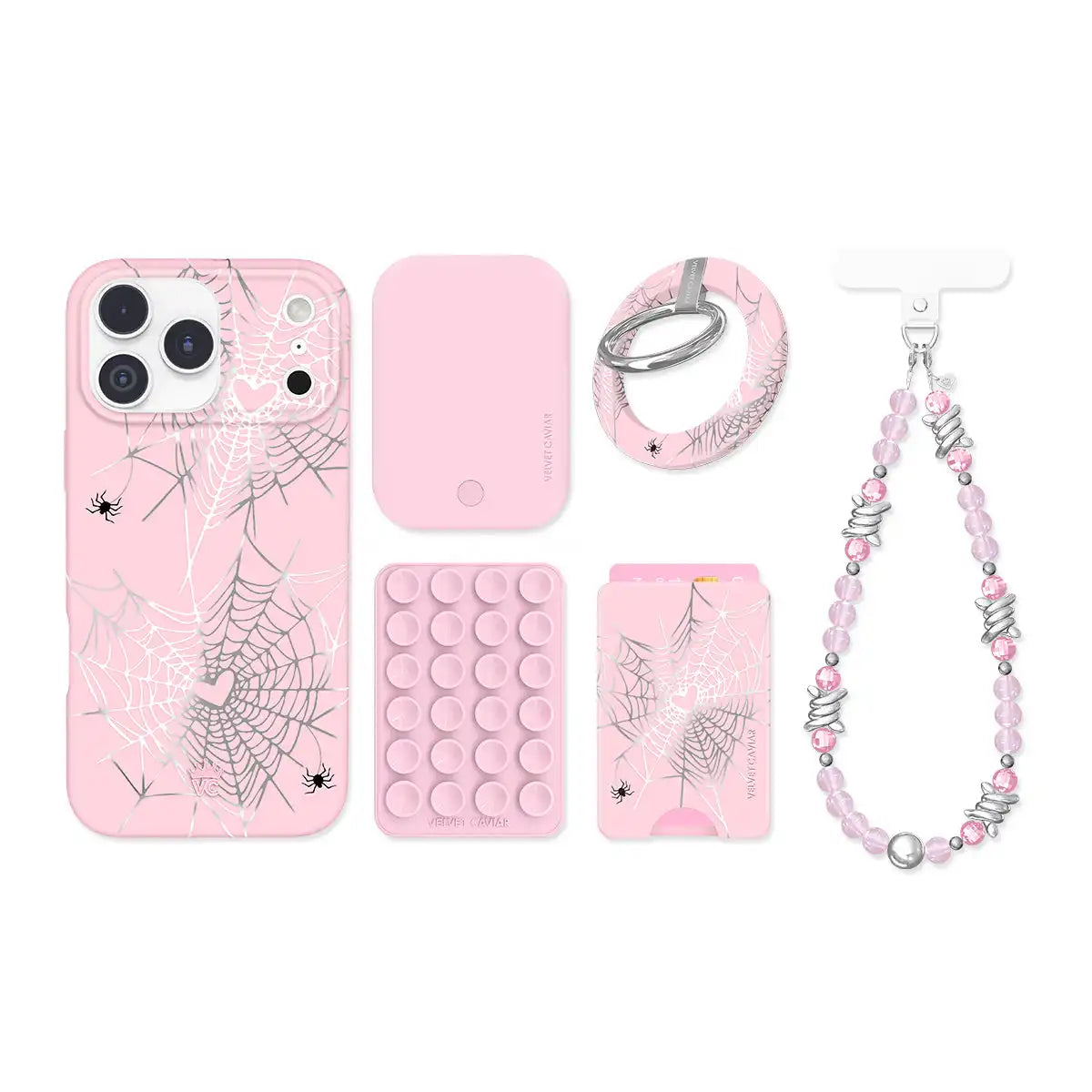 Widow’s Web Chrome iPhone Bundle Set