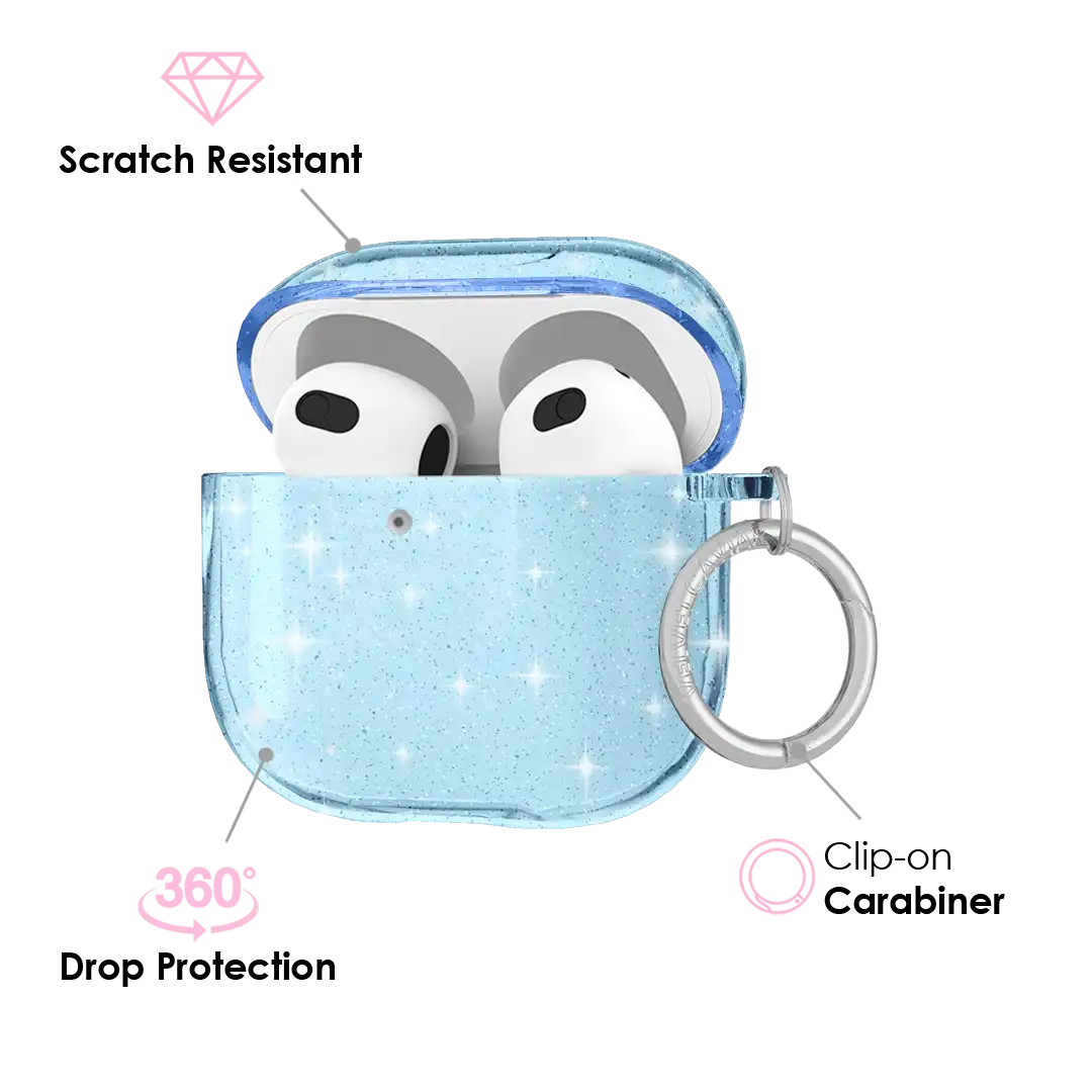 Blue Stardust AirPod Case