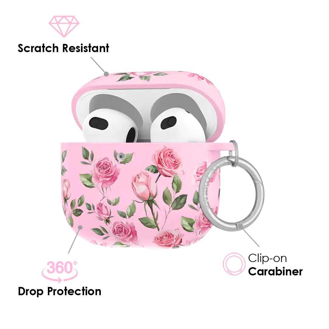 Baby Pink Roses AirPod Case