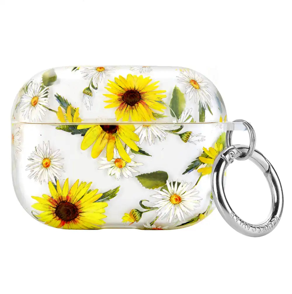 Sunflower Daisy Airpods Case