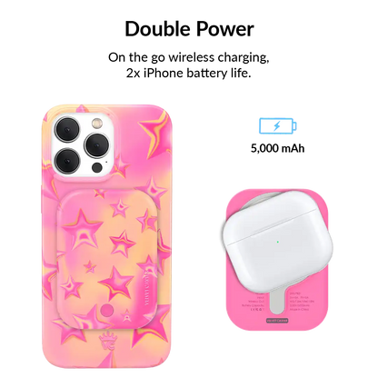 Sherbet Stars Portable MagSafe Charger Power Pack