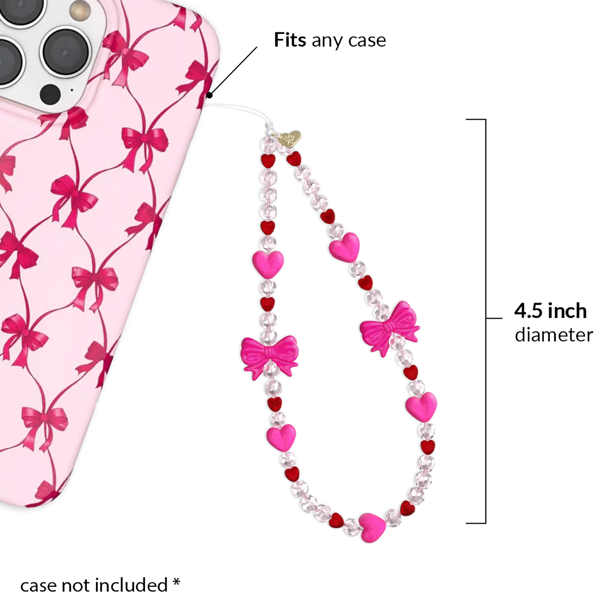 Ballerina Bows Phone Charm