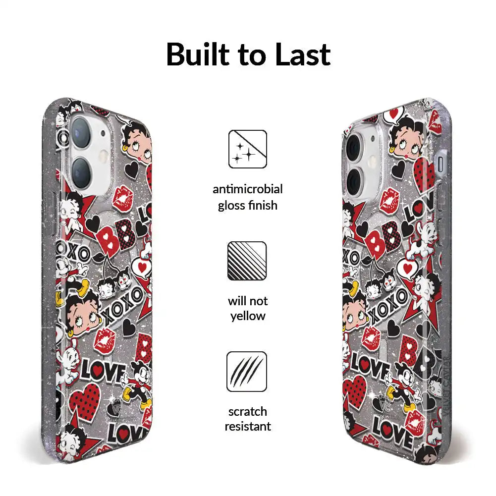 Betty Boop Sassy Glitter iPhone Case
